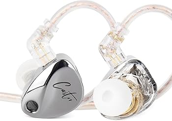 リケーブル可能イヤホン シルバー 約1.2m Amazon.co.jp: KZ Castor イヤホン 有線 カナル型 耳掛け